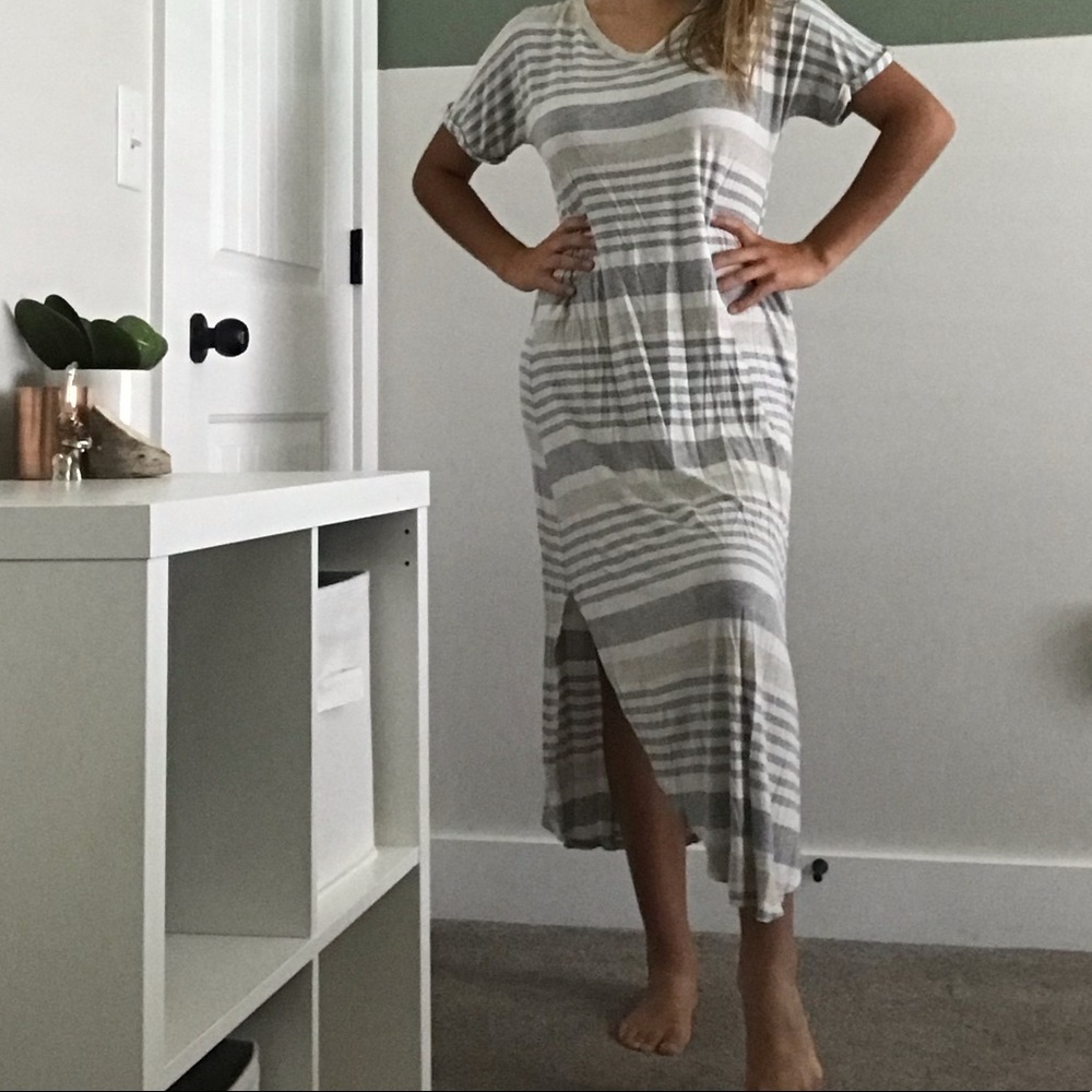 Striped Maxi Dress